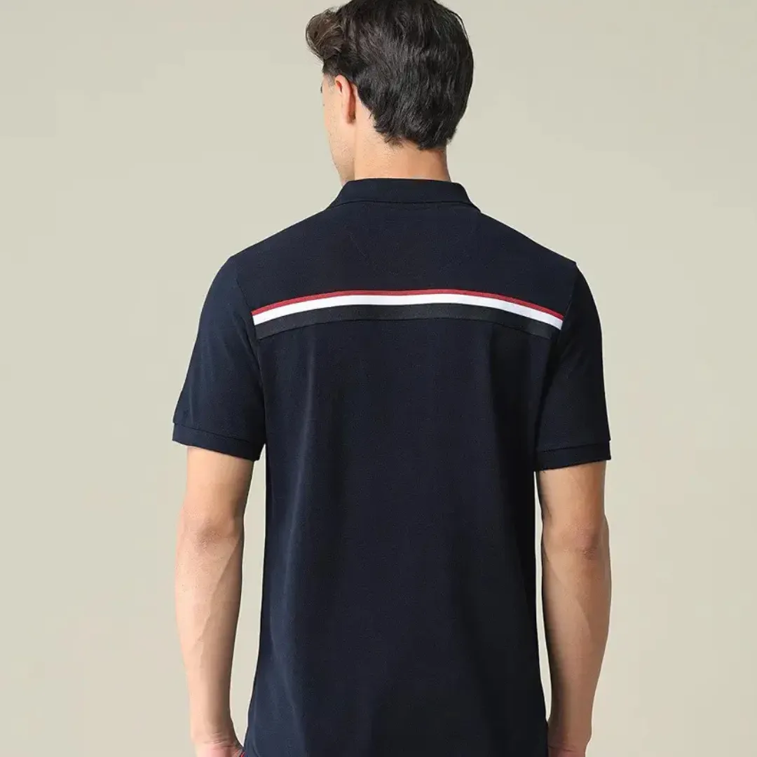 U.S. POLO ASSN. Solid Slim Fit Polo T Shirts for Men - 100% Cotton, Half Sleeve Mens Tshirt - Image 3