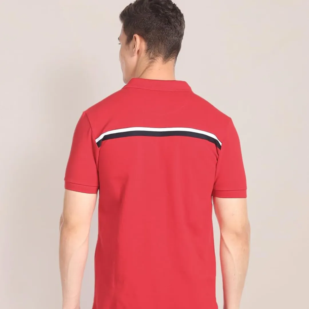 U.S. POLO ASSN. Solid Slim Fit Polo T Shirts for Men - 100% Cotton, Half Sleeve Mens Tshirt - Image 4